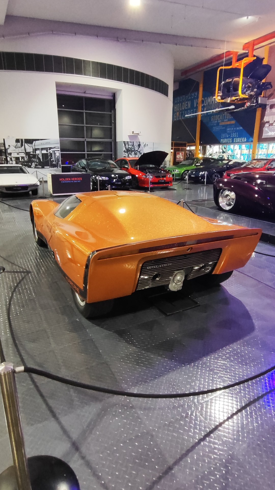 1969 Hurricane

In 1969 Holden looked at muscle cars like the Camaro, Mustang and Charger and went naaa let go to space.