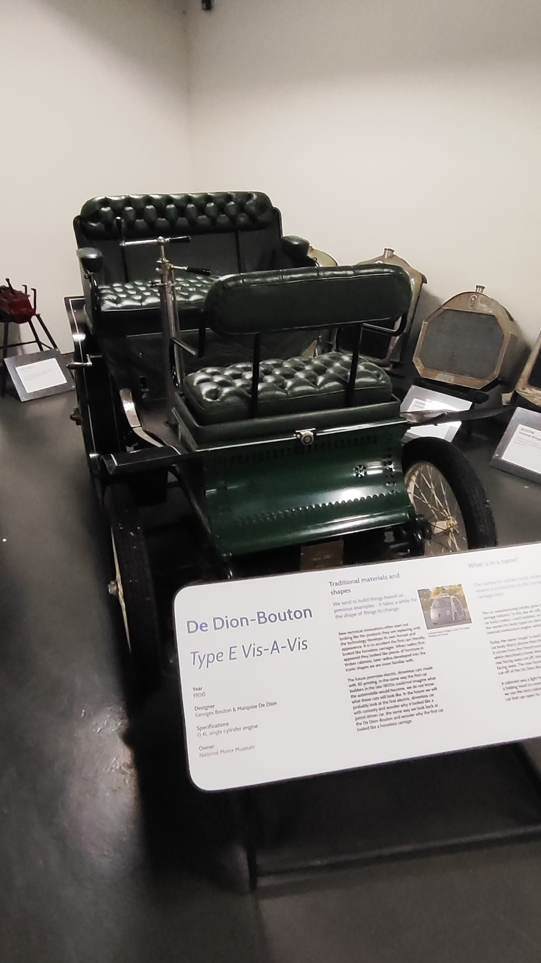National Motor Museum, Birdwood. Part 17 of 18.
Shearer Steam Carriage
1908 Talbot, number 474
1969 Holden HK Brougham,