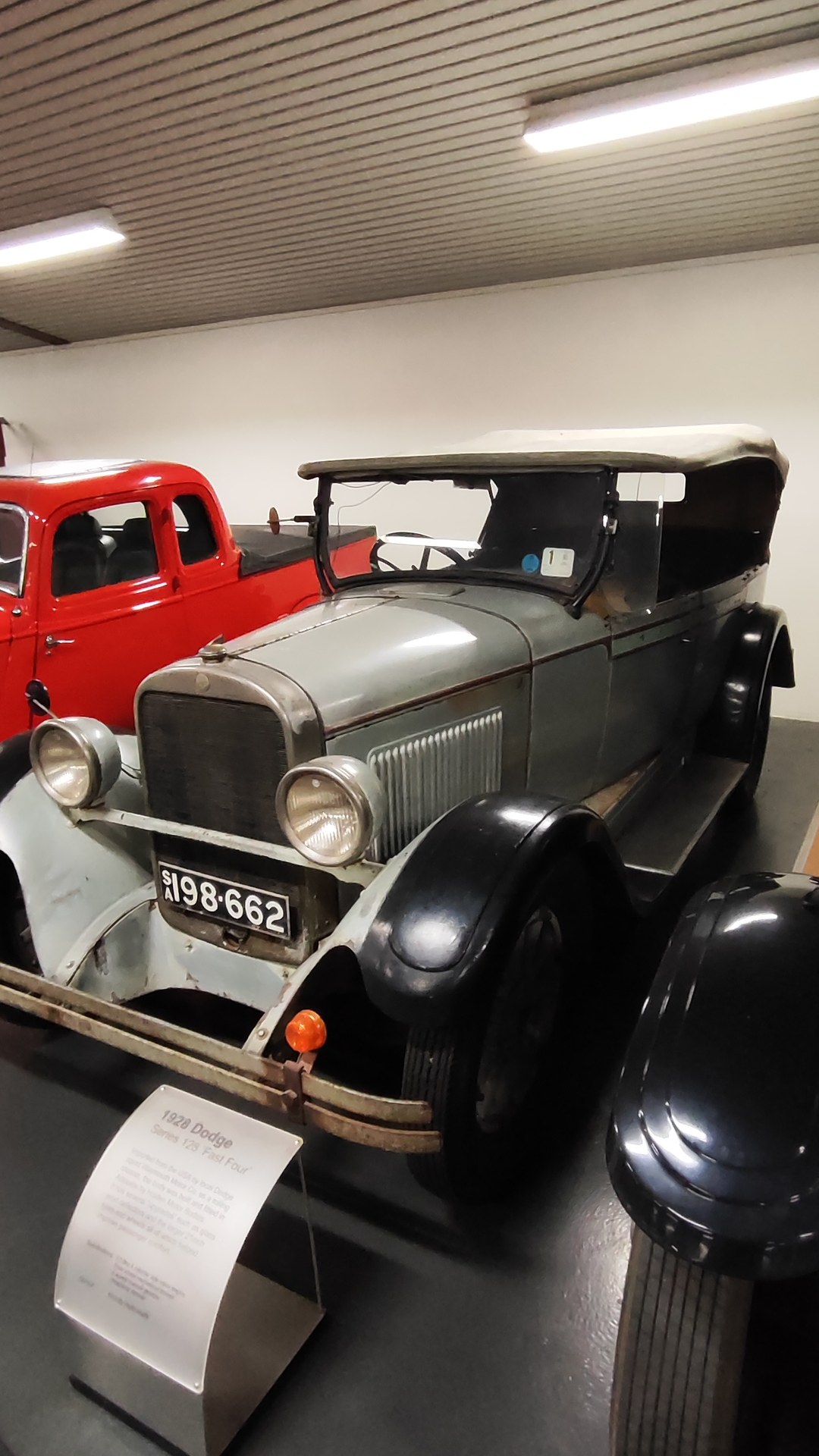 National Motor Museum, Birdwood. Part 18 of 18.

1928 Dodge Series 128 'Fast Four'
1954 FORD Prefect 100E
Ford Anglia 10