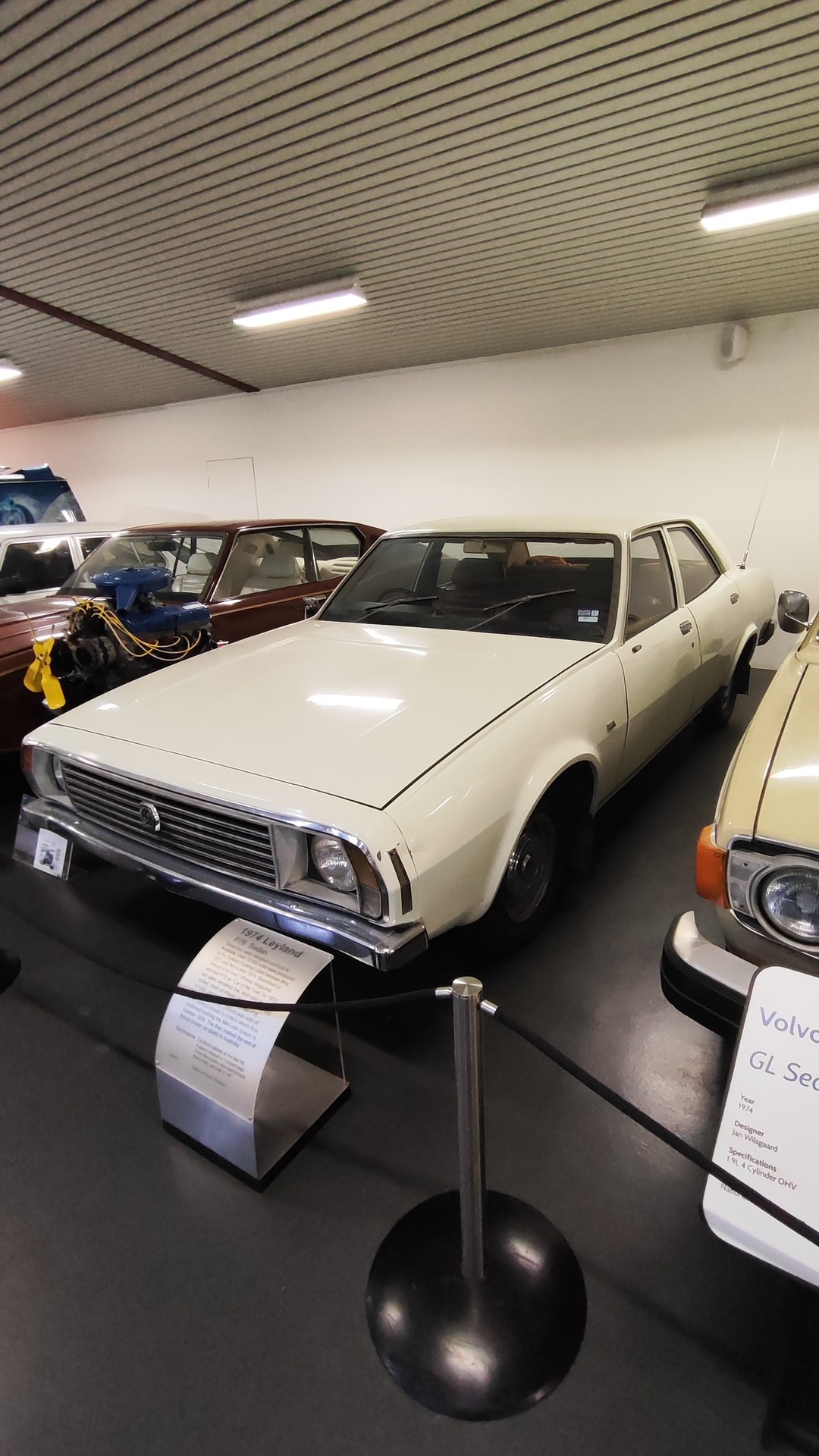 National Motor Museum, Birdwood. Part 14 of 18.

Ford Falcon XF Access Cab
Volvo GL Sedan
1974 Leyland P76 Sedan
1985 Sa