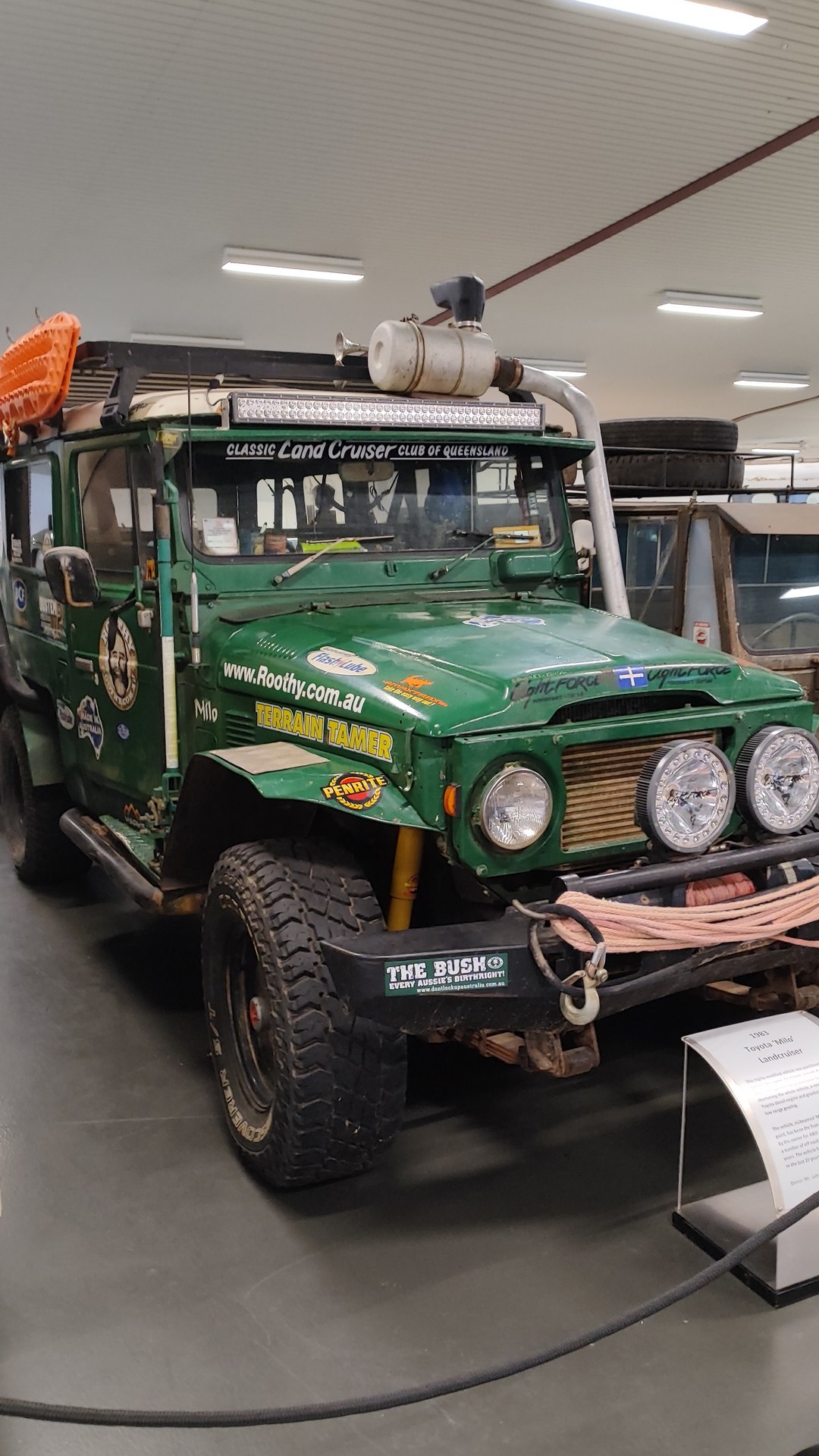 National Motor Museum, Birdwood. Part 16 of 18.

Toyota 'Milo' Landcruiser
1980 TOYOTA LandCruiser HJ45
1966 FIAT 1500
1