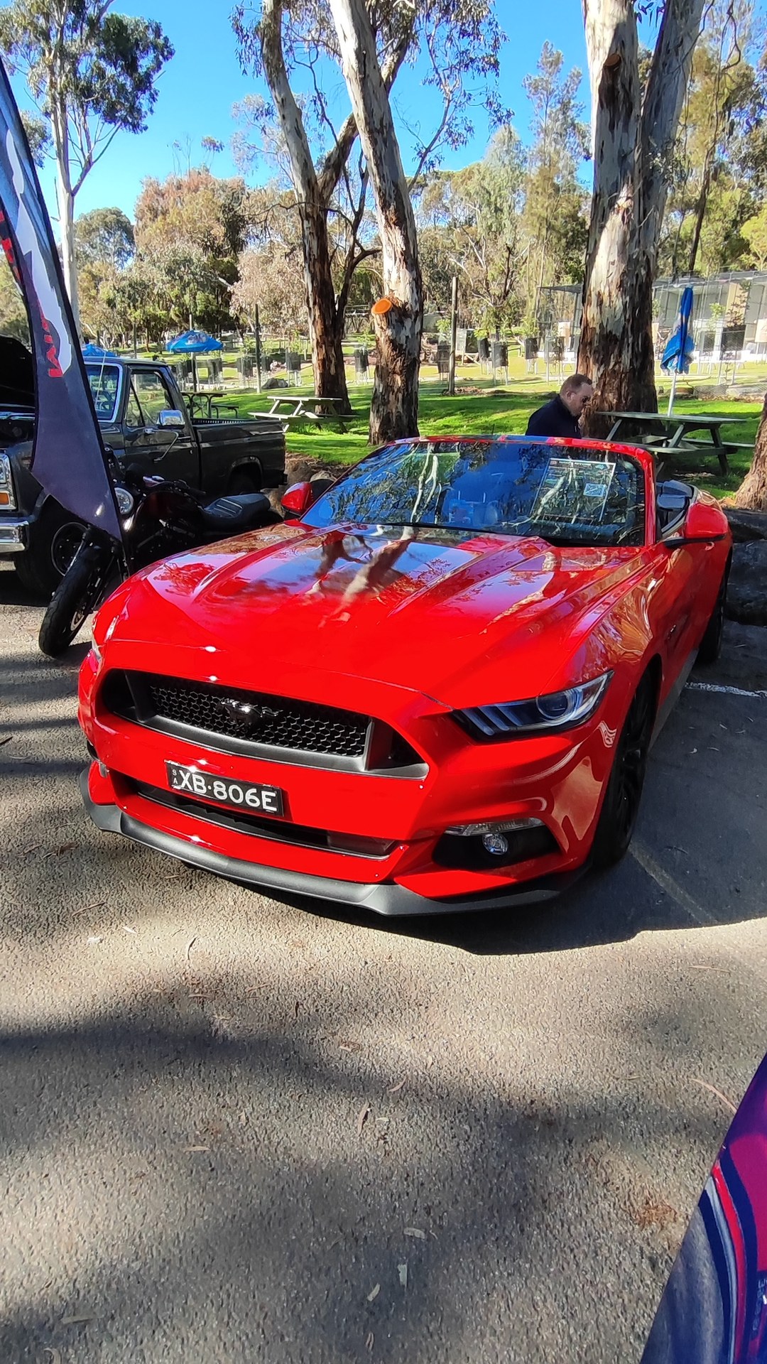 Adelaide Hills COFFEE RUN! Gumeracha, part 7 of 38.

Red Ford Mustang S550 #1 · XB806E
Ford F100 · RSF100
Maroon Holden 