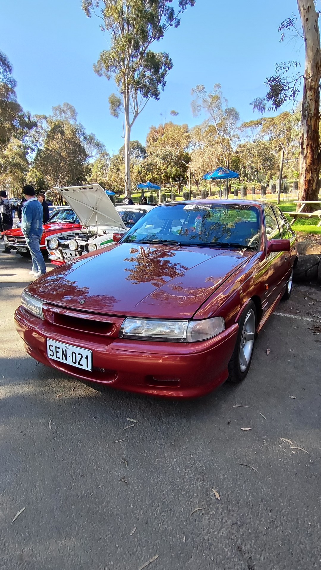 Adelaide Hills COFFEE RUN! Gumeracha, part 7 of 38.

Red Ford Mustang S550 #1 · XB806E
Ford F100 · RSF100
Maroon Holden 