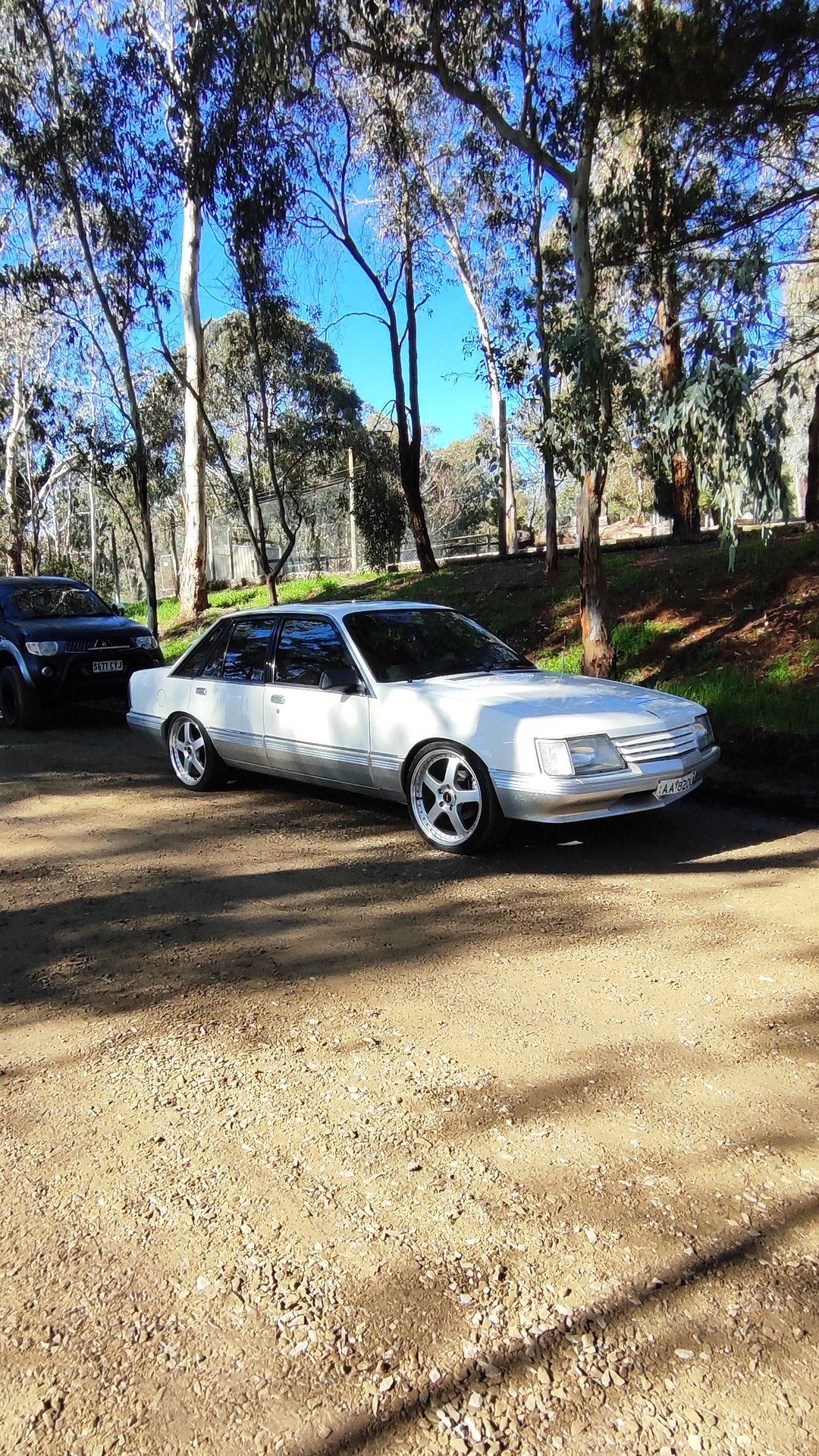 Adelaide Hills COFFEE RUN! Gumeracha, part 17 of 38.

White Holden Commodore VK
Mitsubishi Magna TL · S316DJR
White Mits