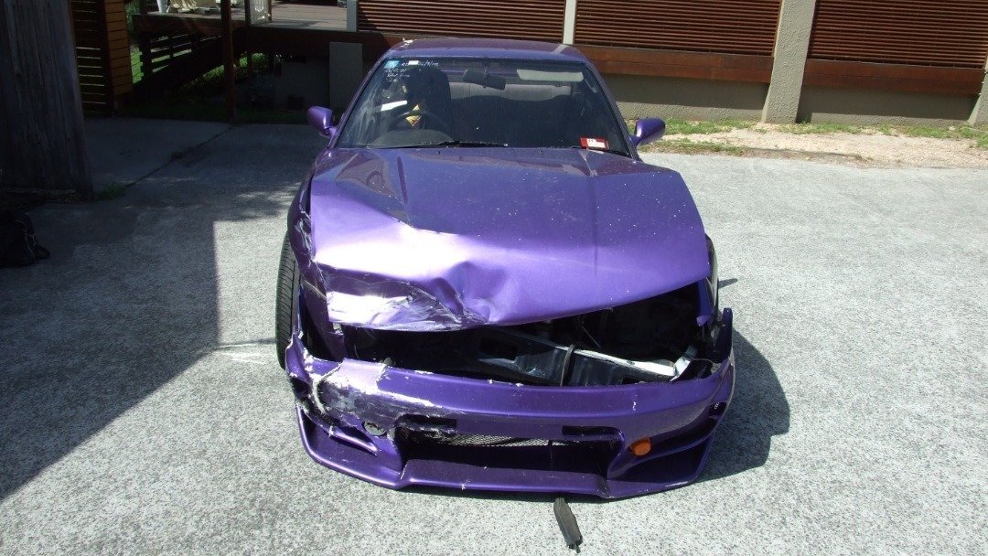 When i was sick of only drifting on the weekend so i bought a crashed NA put some interior took the stickers off and had
