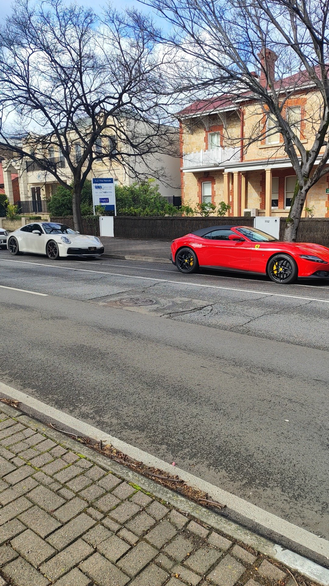 Roma and a clean 911 chill in Norwood today.
