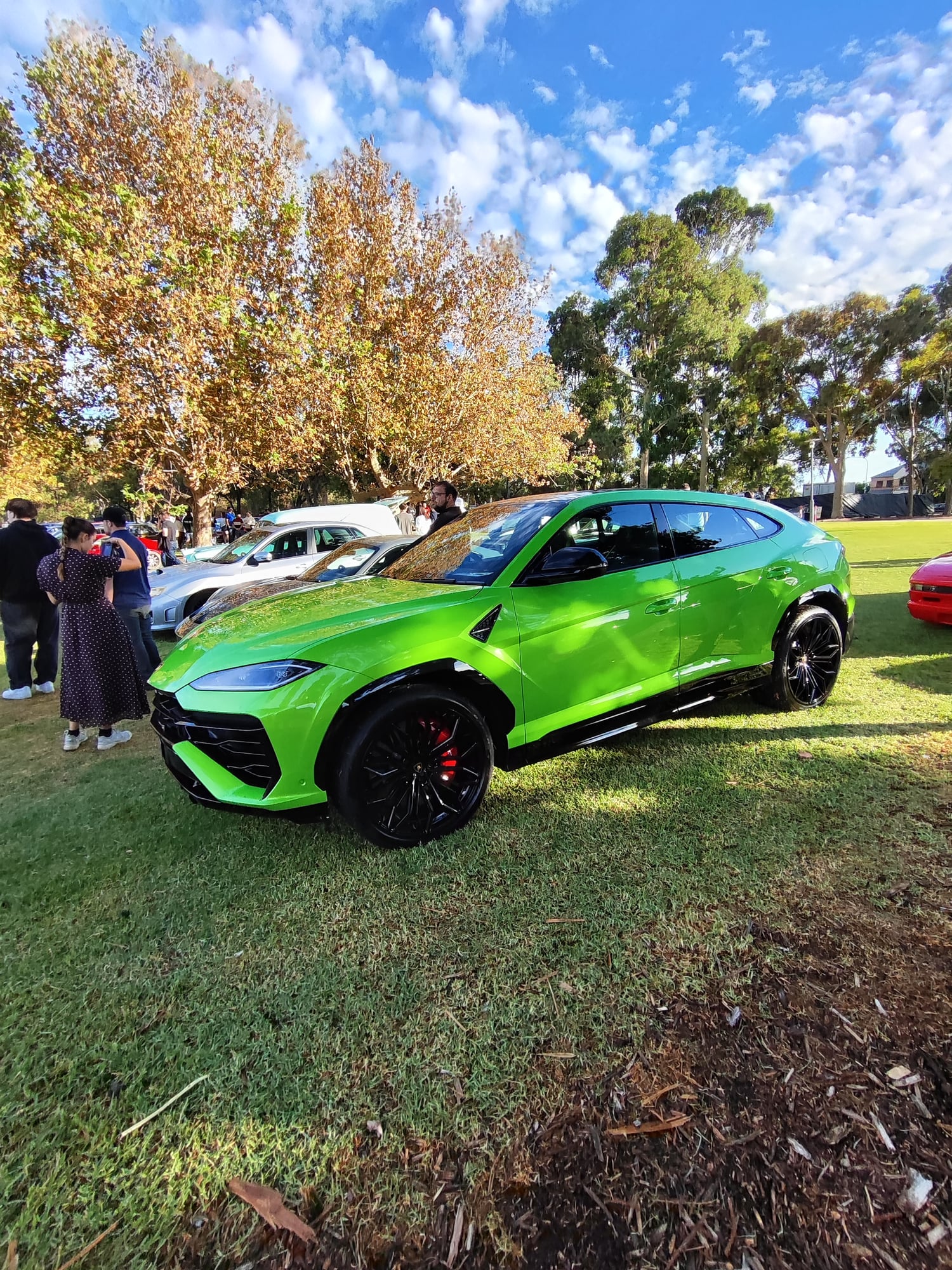 Love the colour of this Urus I think if you have a Lambo it has to be a loud colour. #peacock