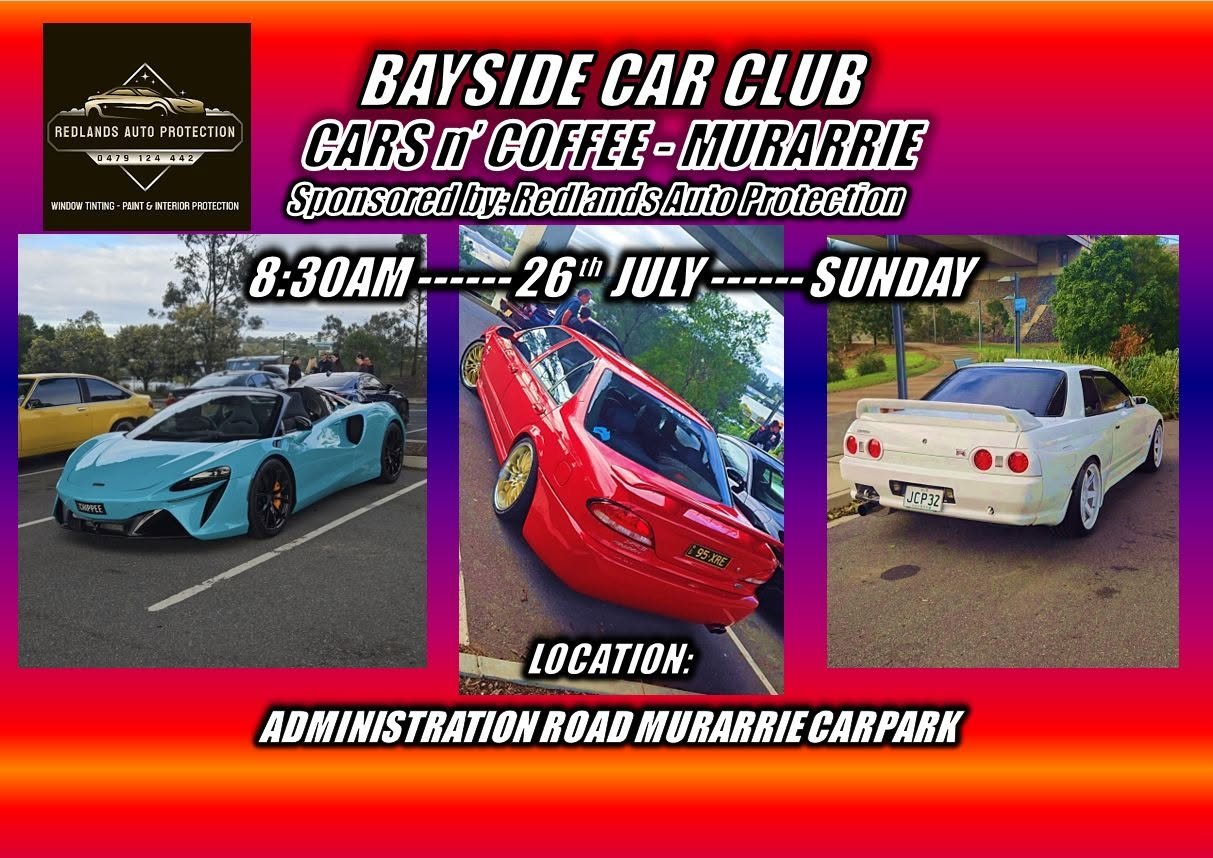 Cars n' Coffee Murarrie
Sunday 19 July 2026 · 8:03 am
Administration Road