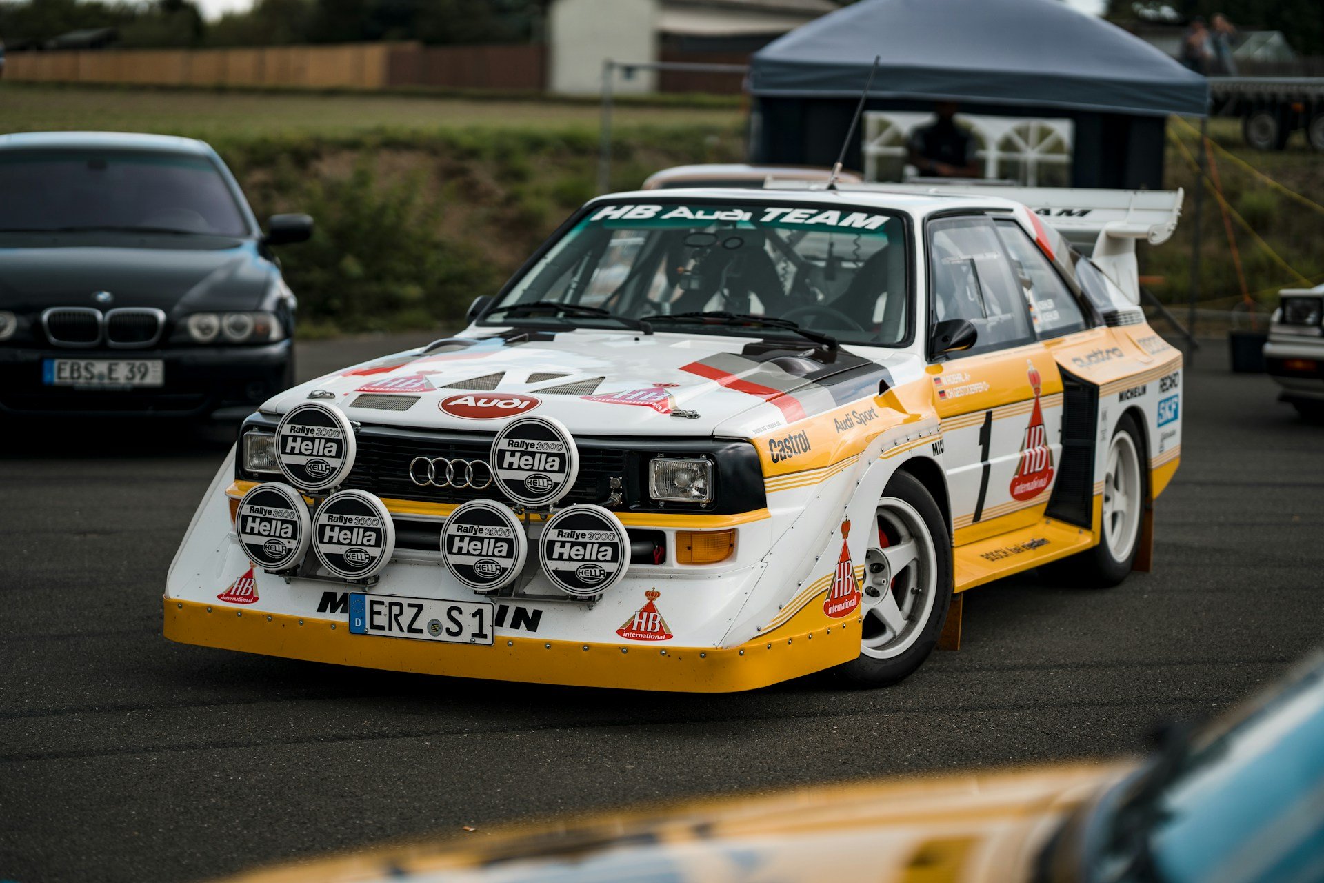 After Group B was banned, Walter Röhrl took a highly modified 600 horsepower S1 E2 to the 1987 Pikes Peak International 