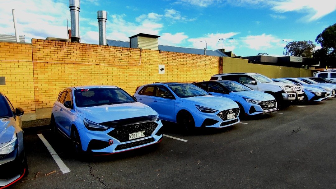 @cars-coffee-blackwood The Hyundai crew at Blackwood they are everywhere.