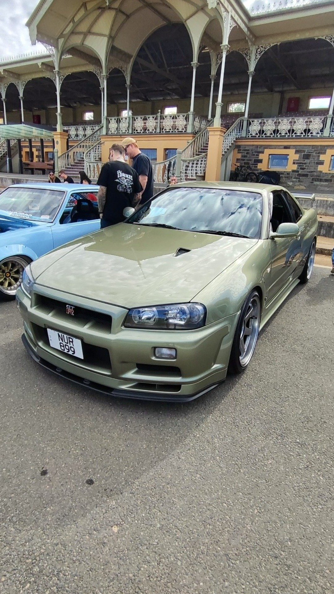 Green Nissan Skyline R34