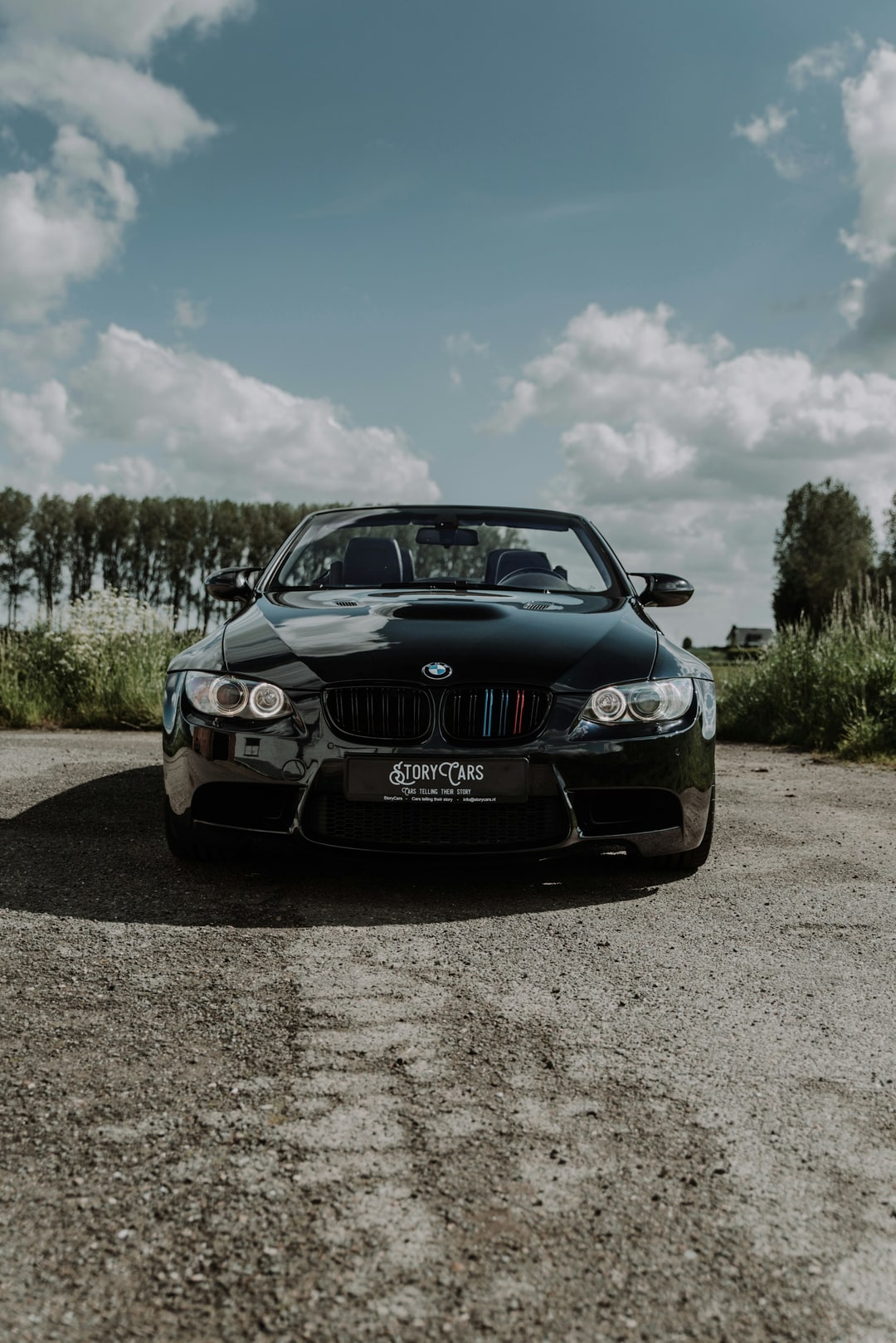 the m3 convertible always gets called the soft one. roof down on a back road in that weather though, i would take it and