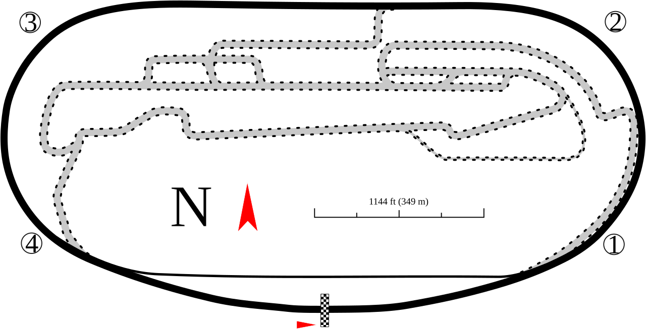Auto Club Speedway circuit layout