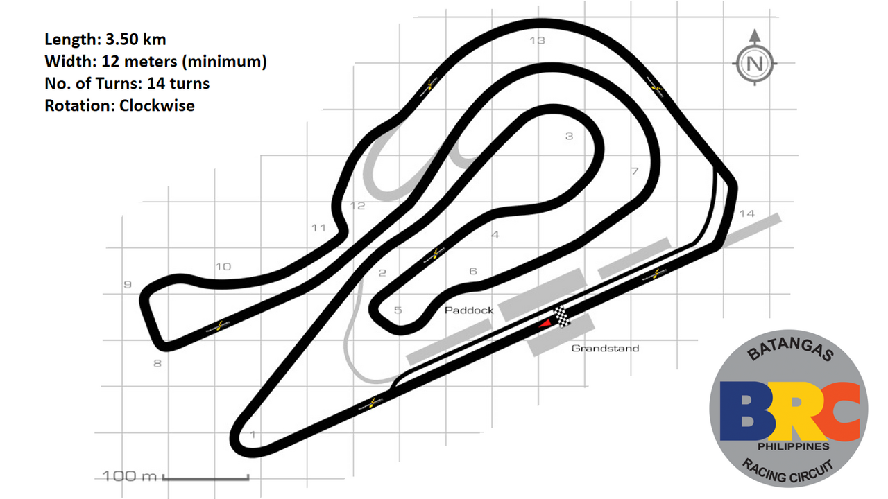 Batangas Racing Circuit circuit layout