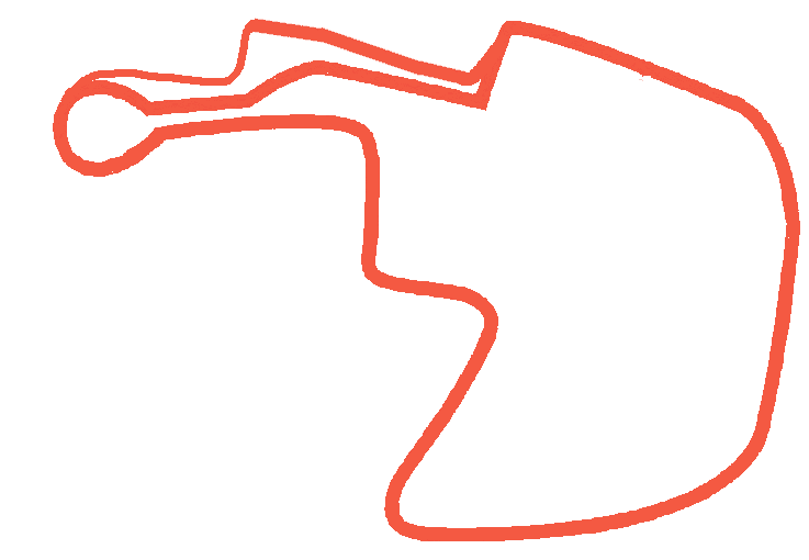 Brainerd International Raceway circuit layout