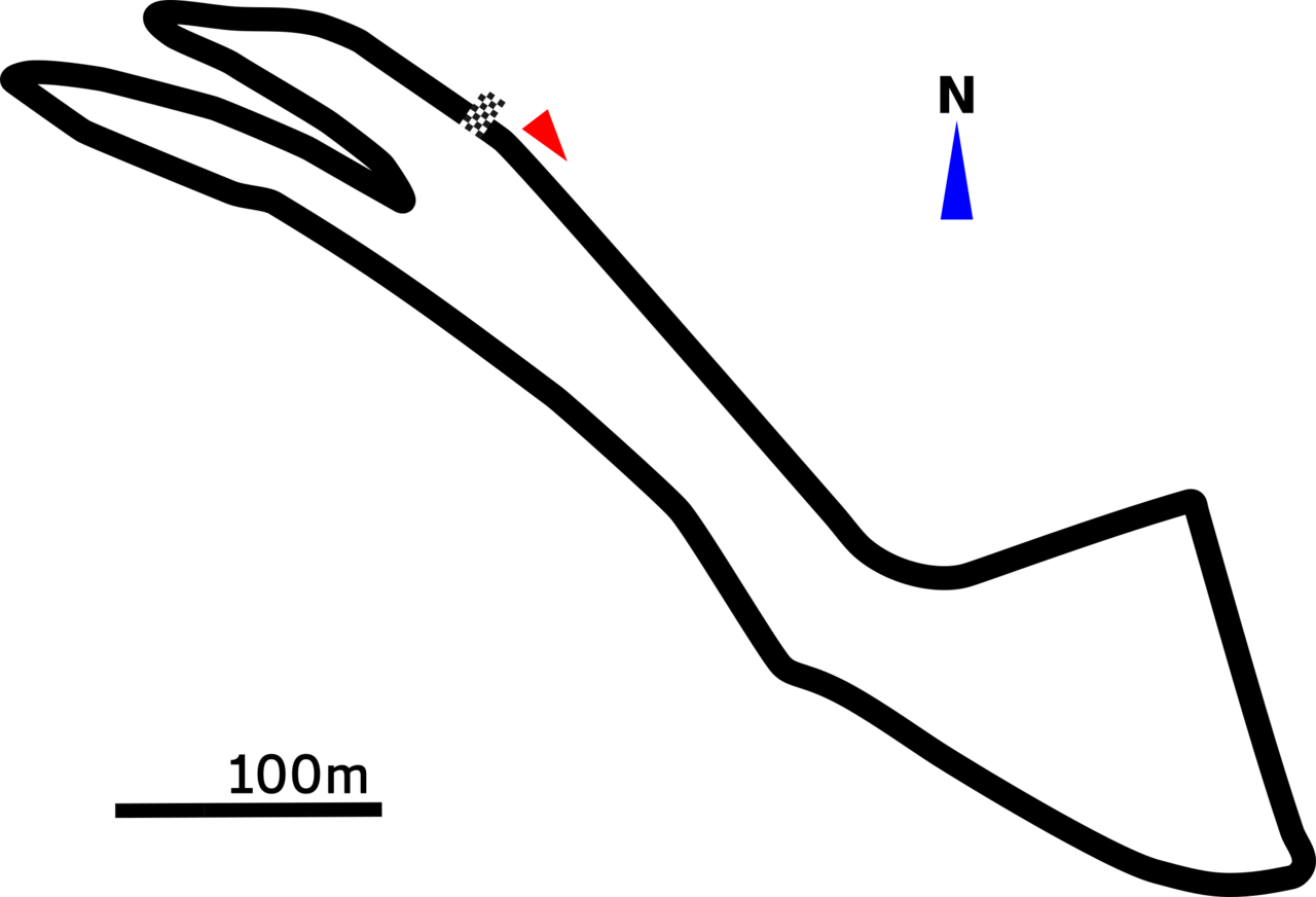 Circuit d'Angoulême circuit layout
