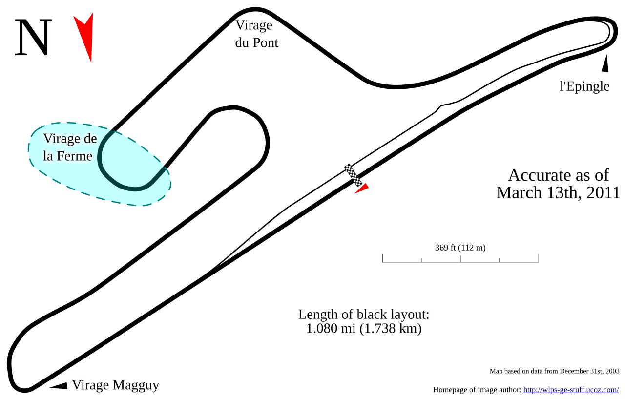 Circuit de Croix-en-Ternois circuit layout