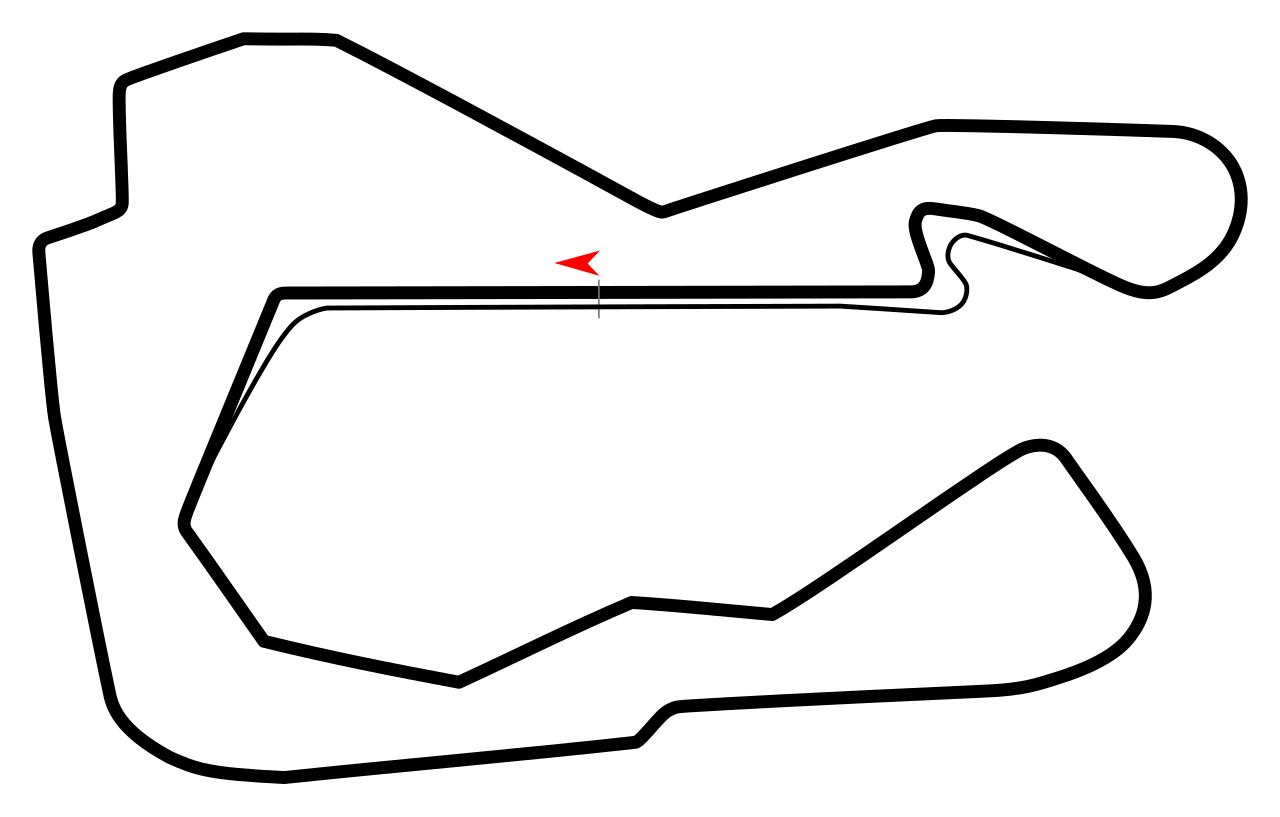 Circuit de Dakar Baobabs circuit layout