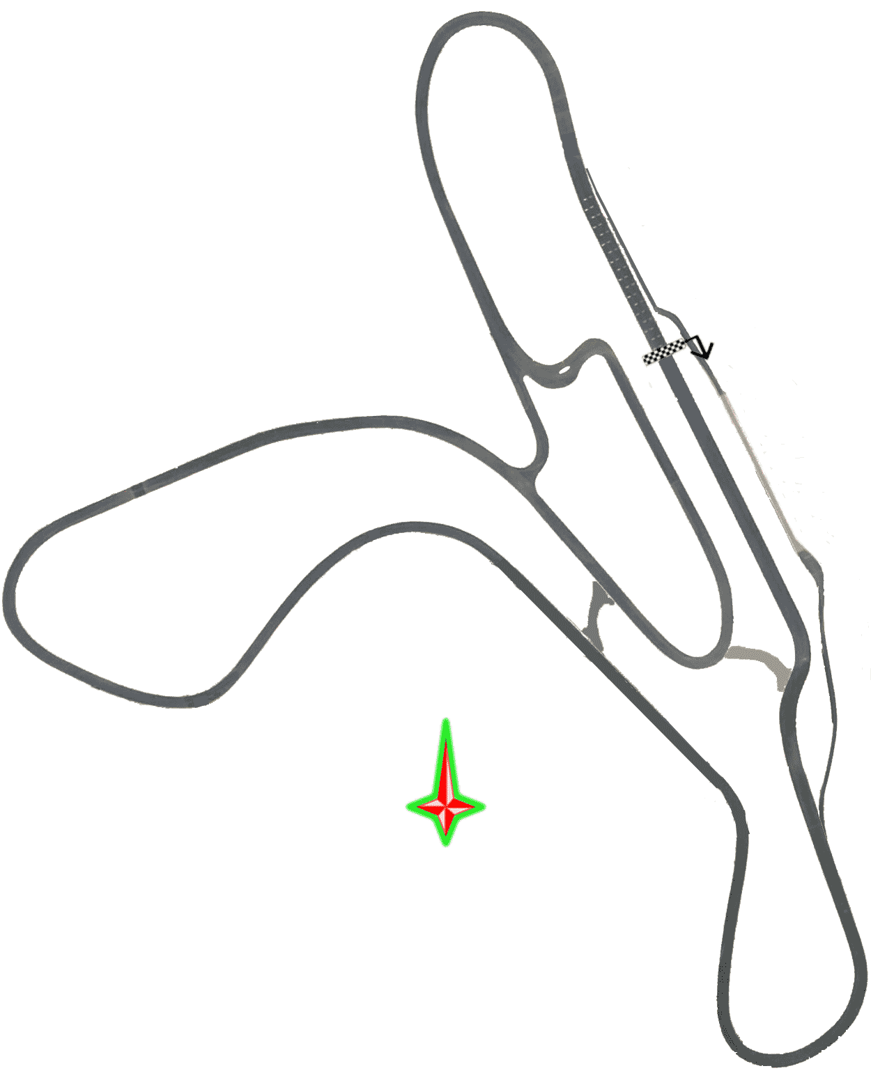 Circuit de Pau-Arnos circuit layout