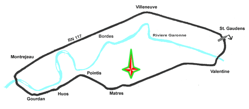 Circuit du Comminges circuit layout