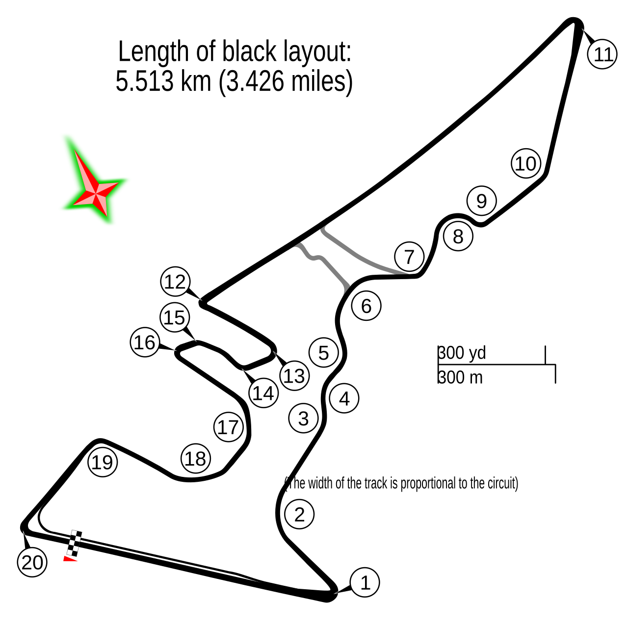 Circuit of the Americas circuit layout
