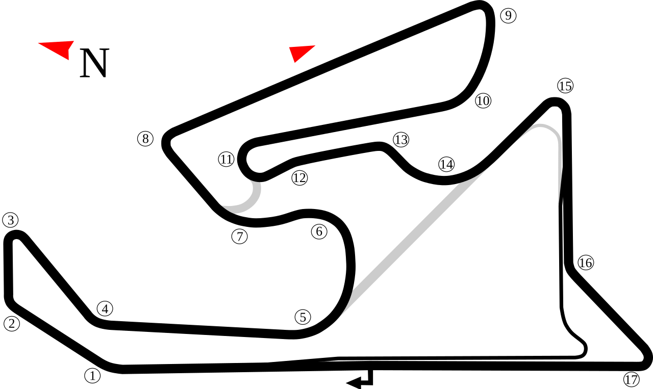 Circuito de Navarra circuit layout
