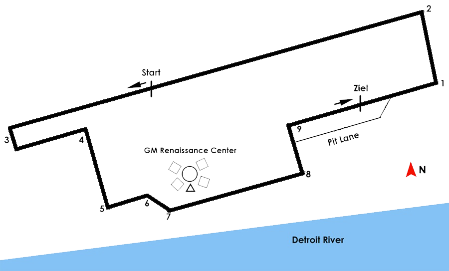 Detroit Street Circuit circuit layout