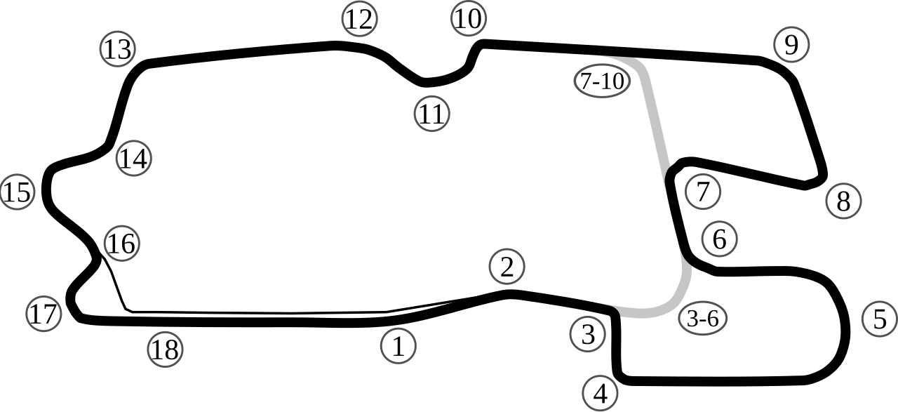 Heartland Motorsports Park circuit layout