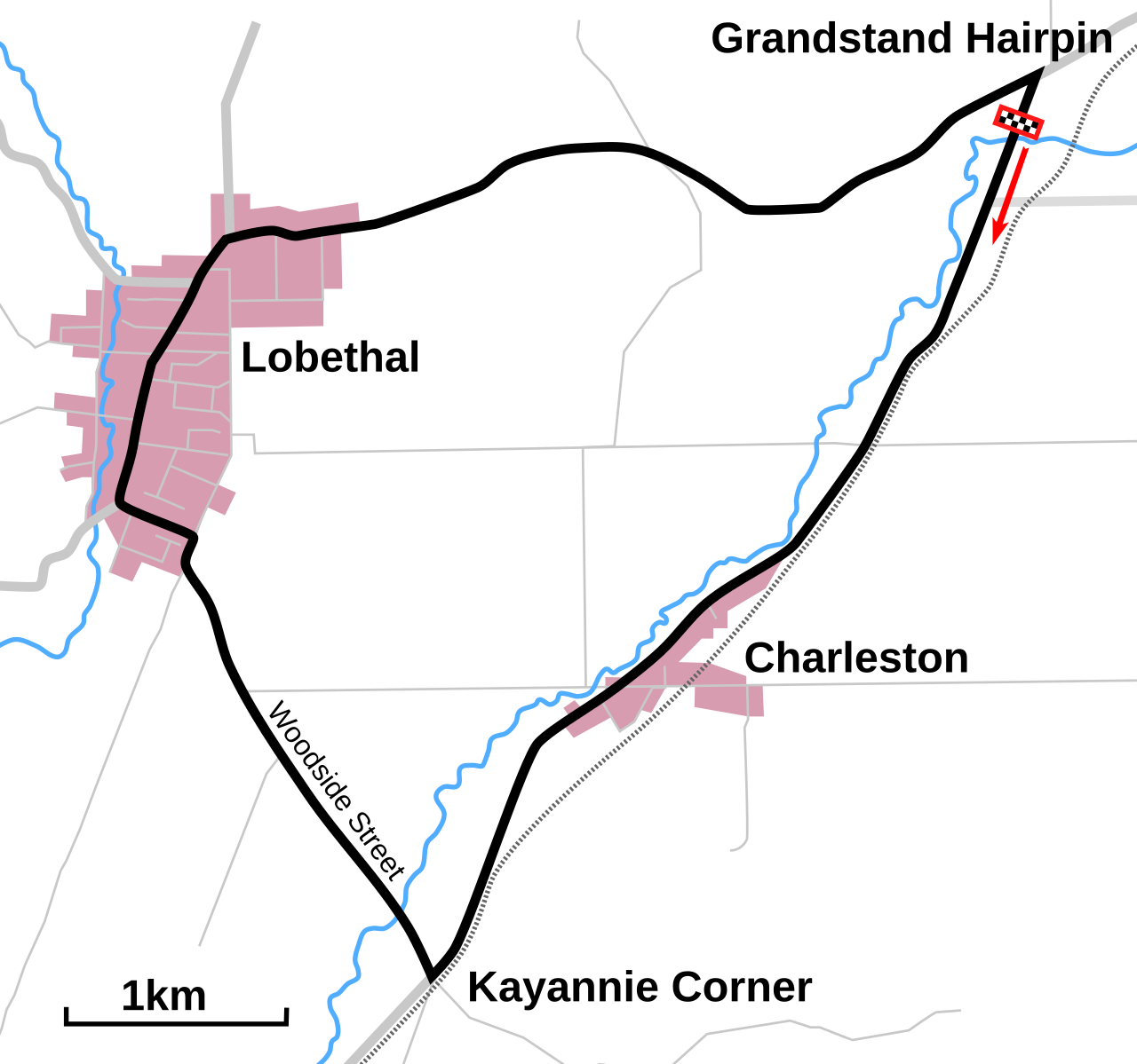 Lobethal Circuit circuit layout