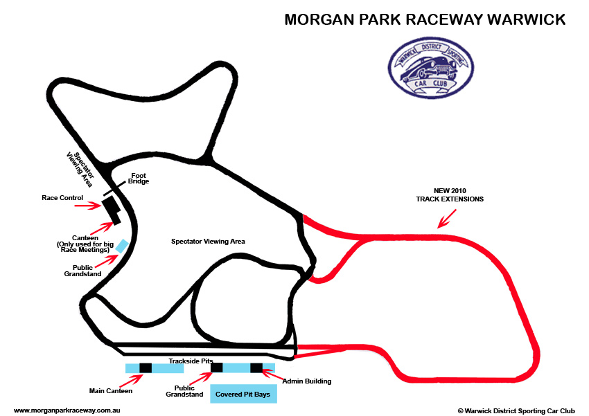 Morgan Park Raceway circuit layout