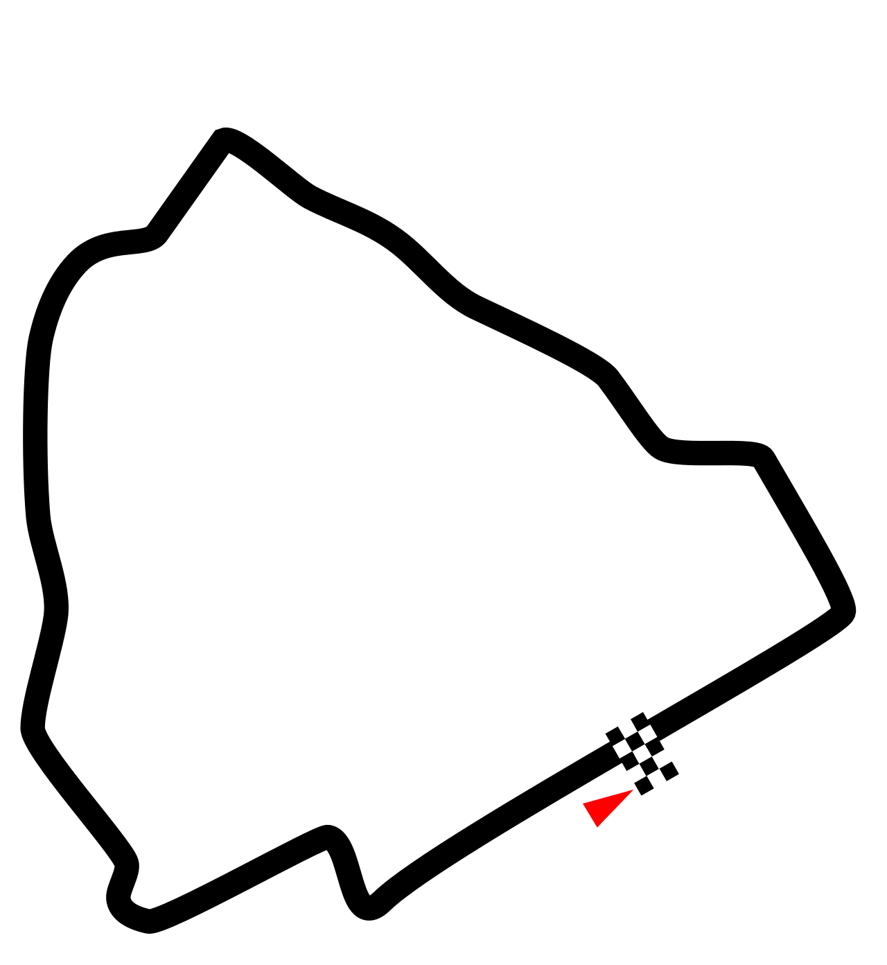 Schleizer Dreieck circuit layout