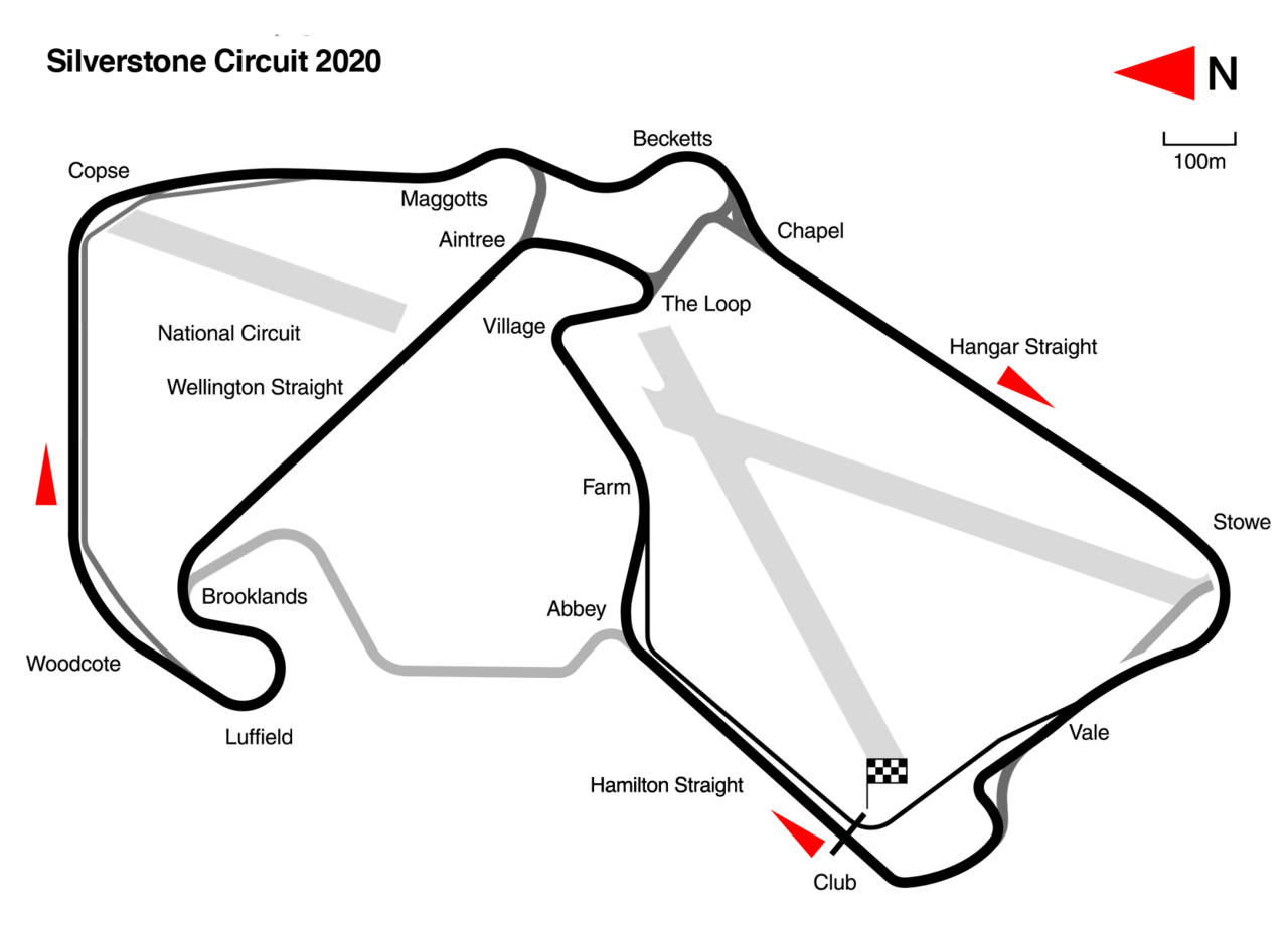 Silverstone Circuit circuit layout