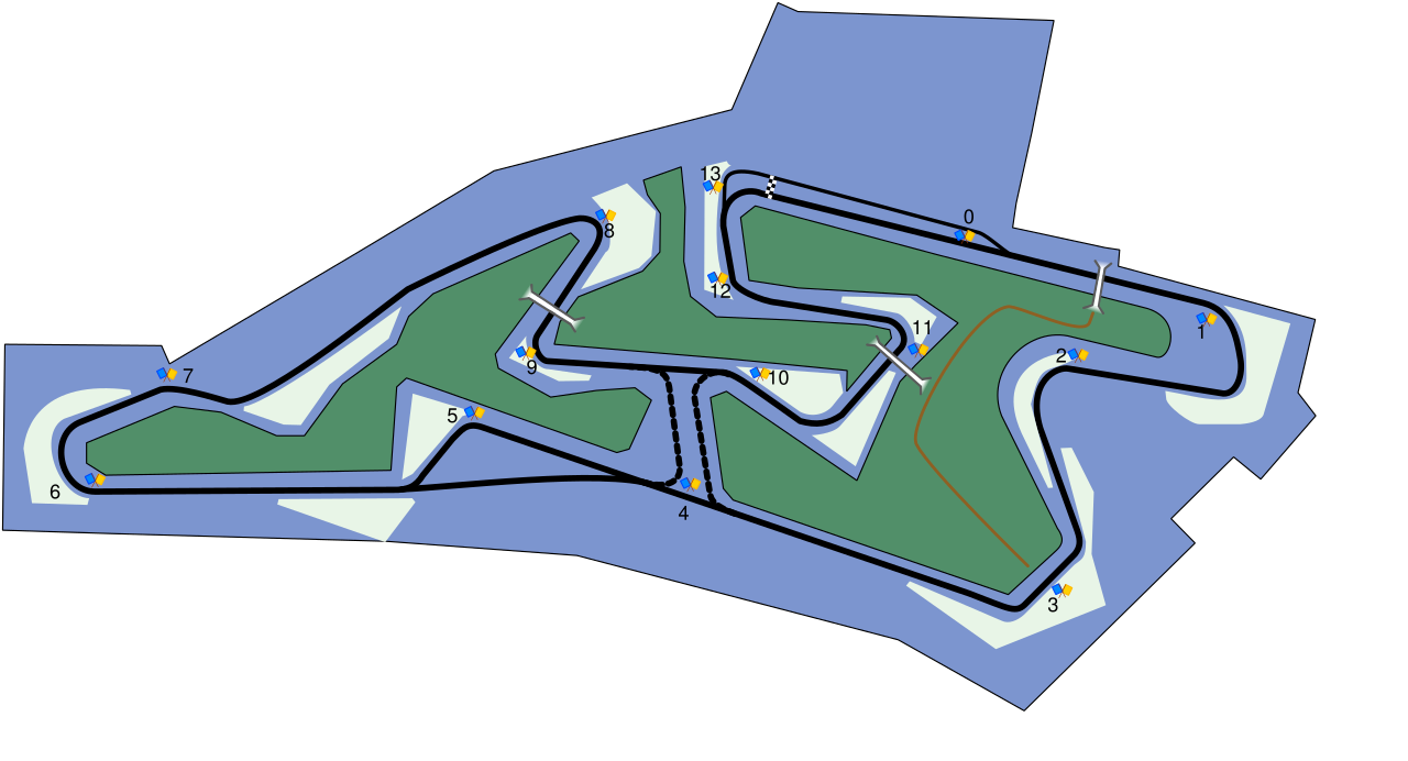 Val de Vienne circuit layout
