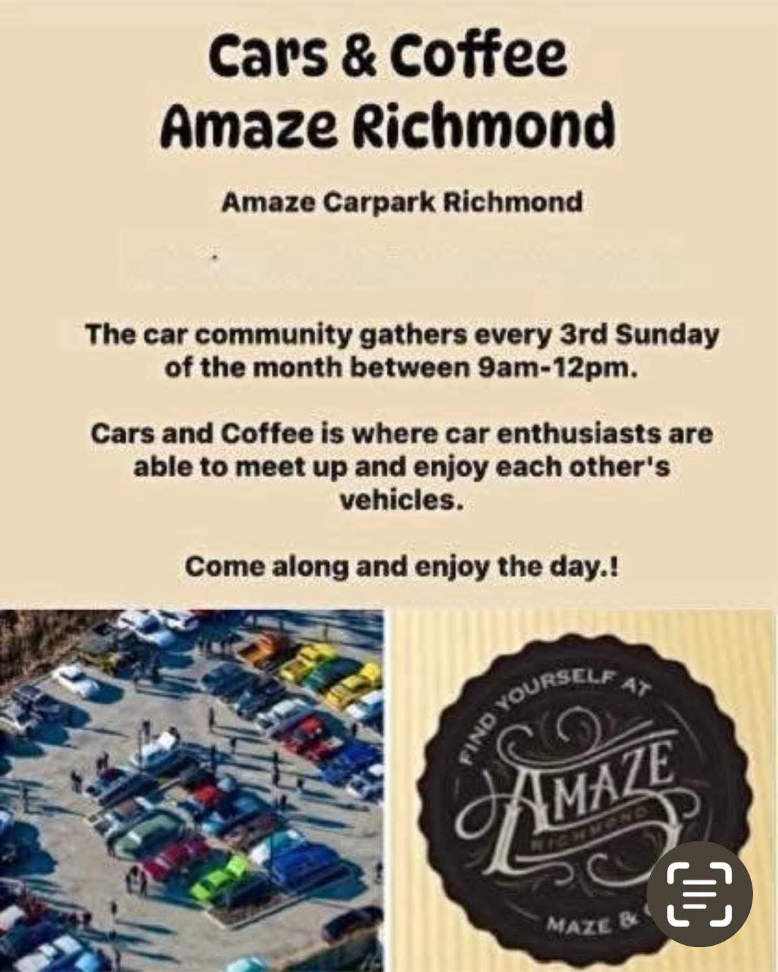 Cars & Coffee Amaze Richmond