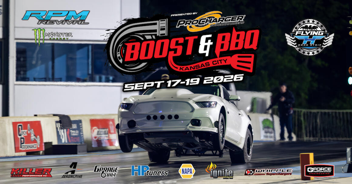 Boost & BBQ Kansas City Sept 17-19th 2026