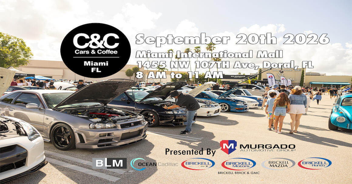 Cars and Coffee Miami September 20th 2026