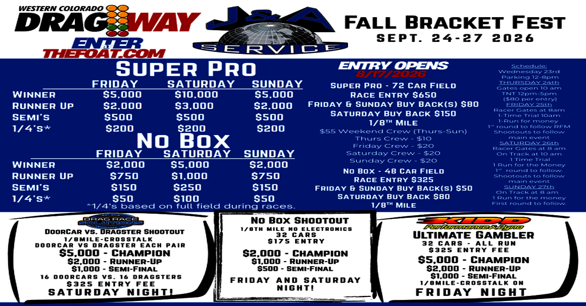 2026 Fall Bracket Fest presented by J&A Service
