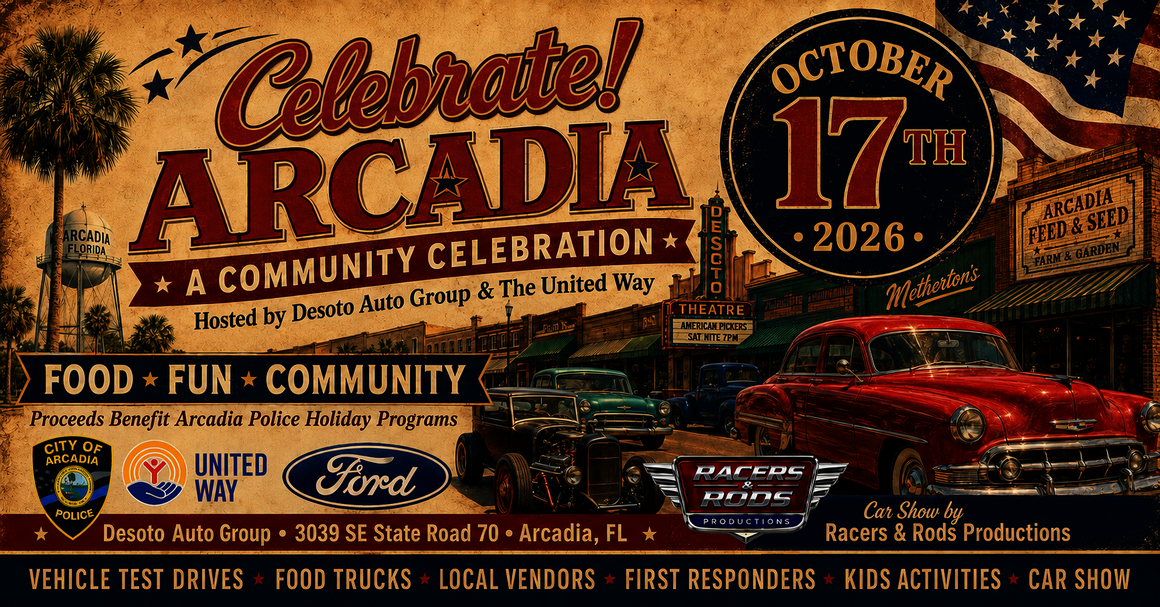 Celebrate Arcadia! Car Truck and Bike Show