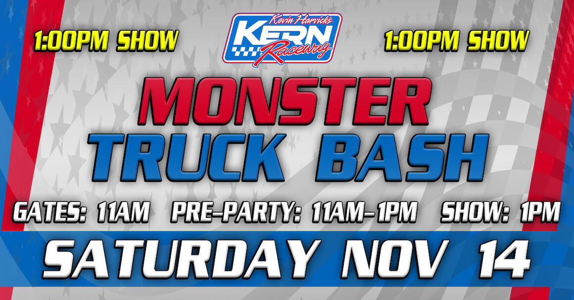 Nov 14: Monster Truck Bash! 1PM SHOW