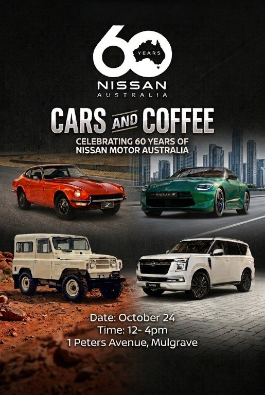 Nissan Australia 60th Anniversary Cars & Coffee
