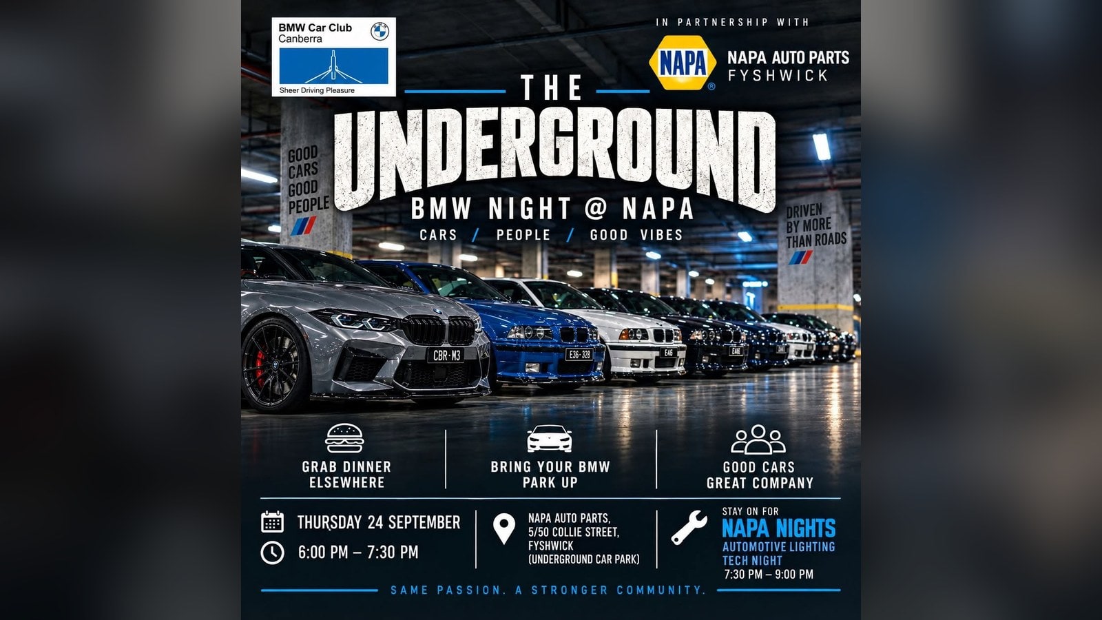 The Underground: BMW Night at NAPA Fyshwick