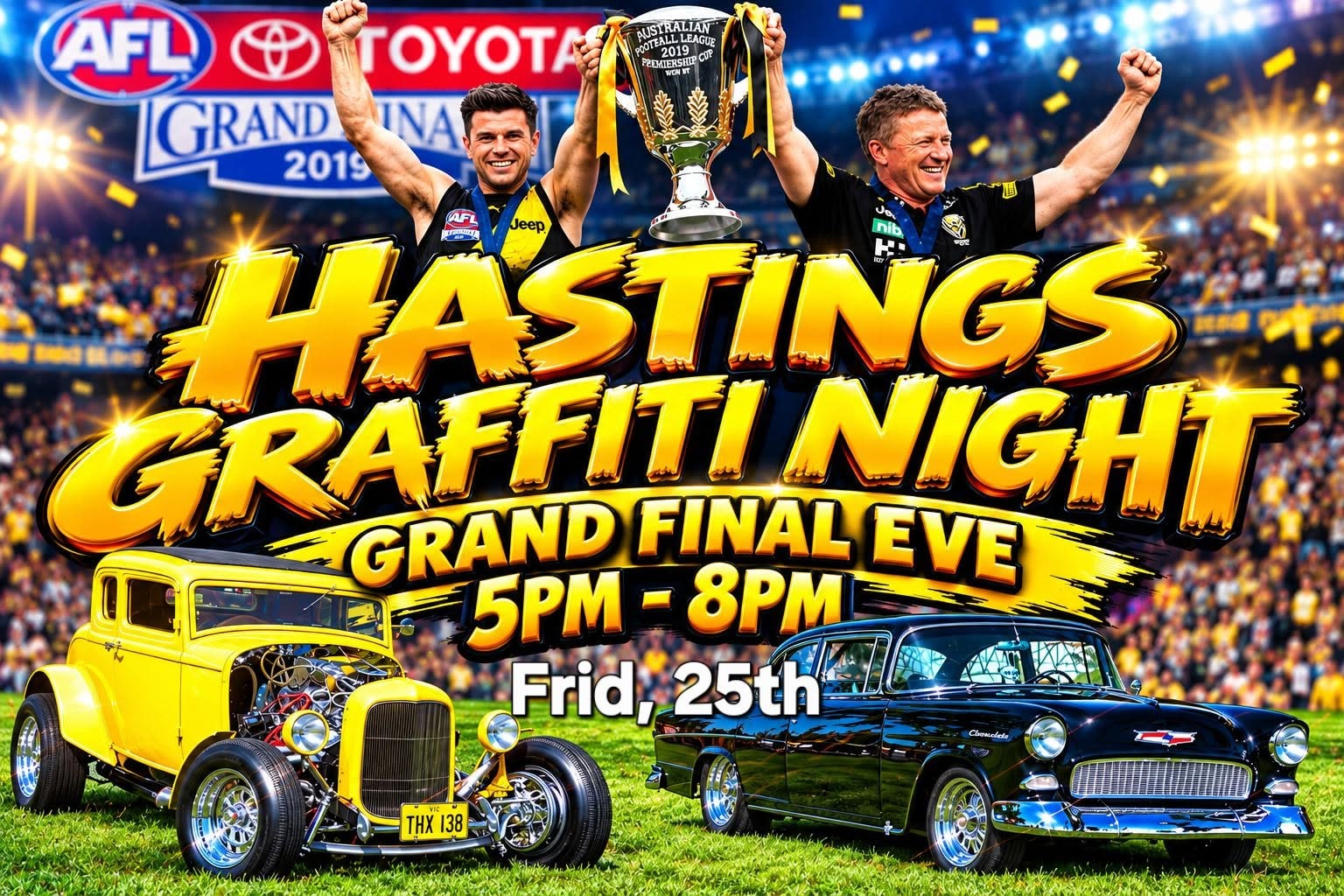 Hastings Graffiti Night Coffee & Cars