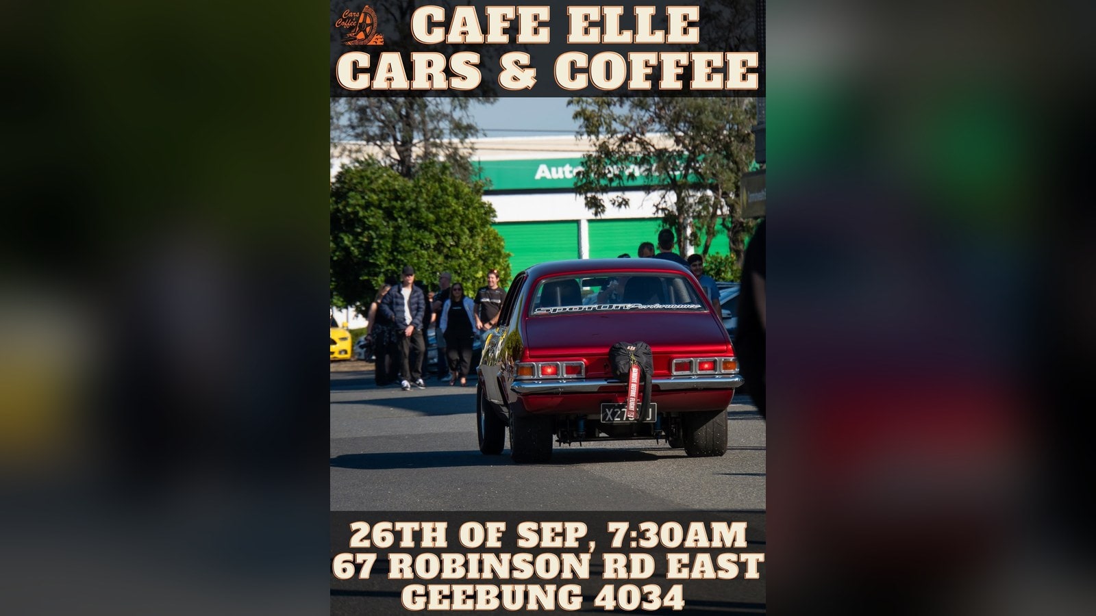 Cars and Coffee at Cafe Elle