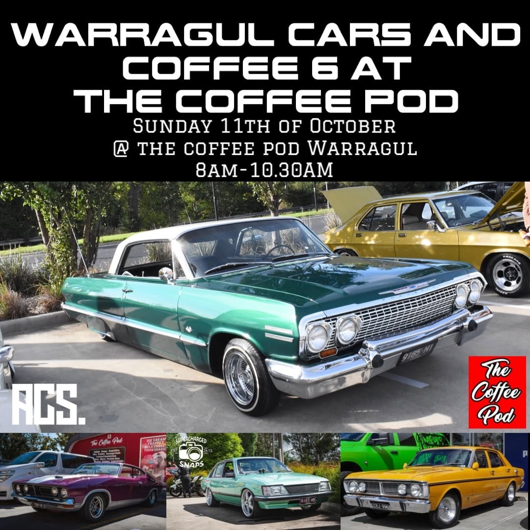 Warragul Cars and Coffee at The Coffee Pod