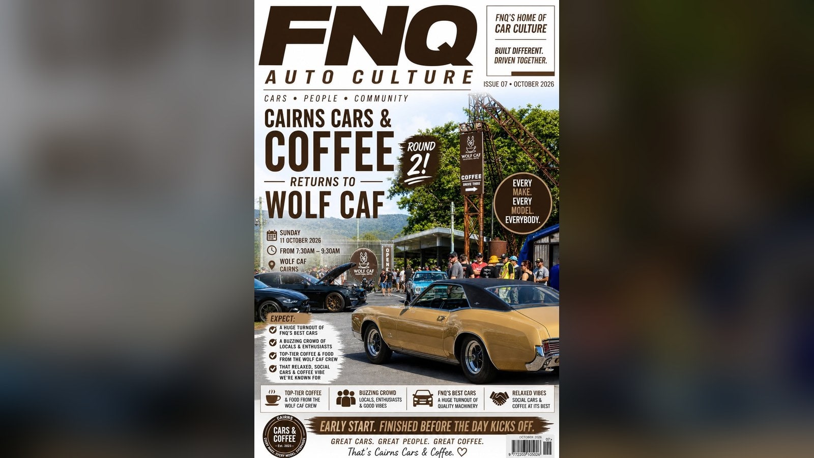 Cairns Cars & Coffee at Wolf Caf