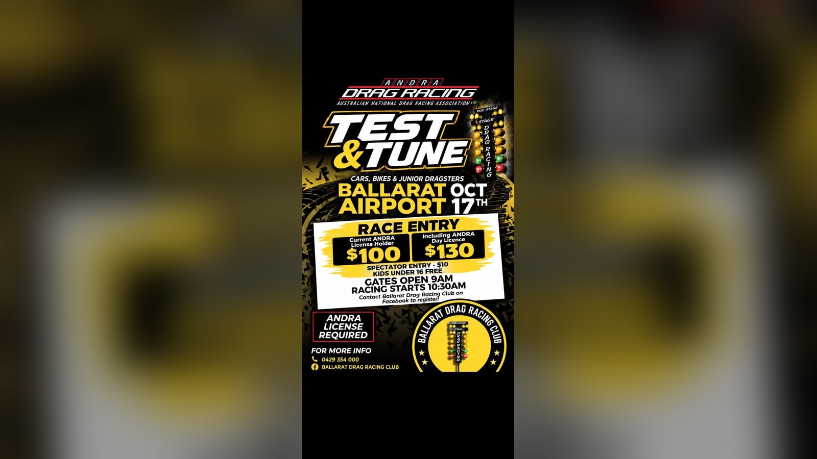 Ballarat Drag Racing Test & Tune