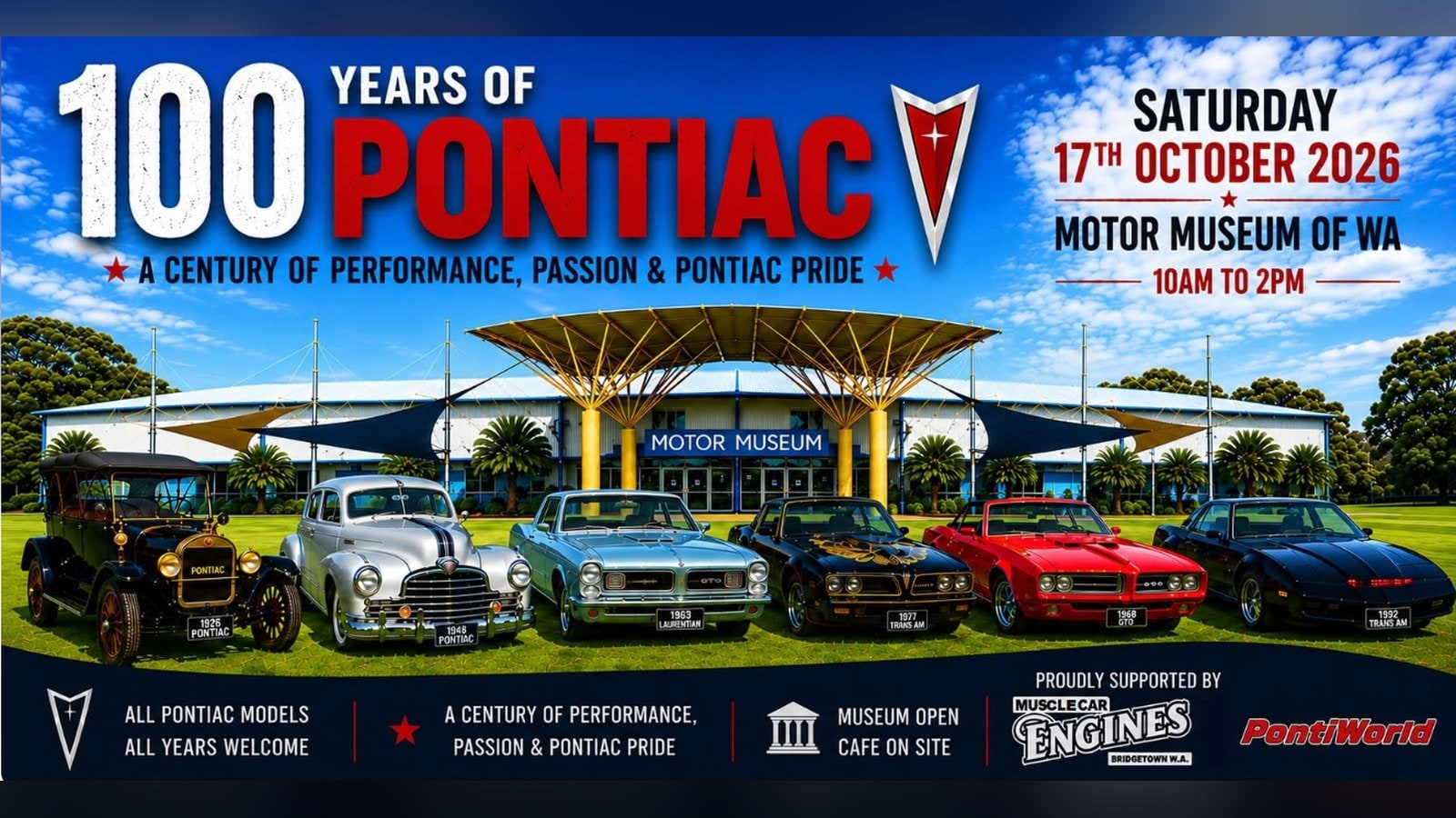 100 Years of Pontiac - WA Car Show