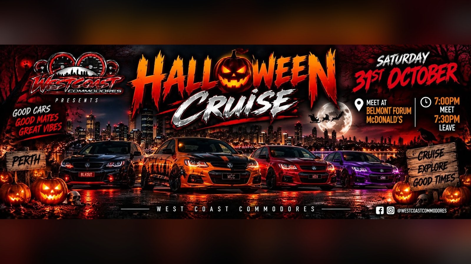 West Coast Commodores Halloween Cruise
