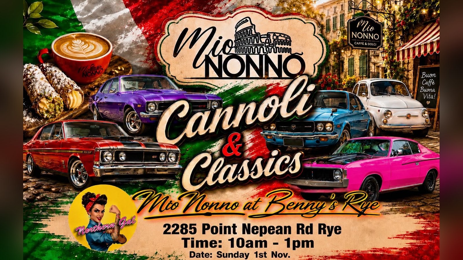 Northern Gal: Cannoli & Classics Cruise to Rye