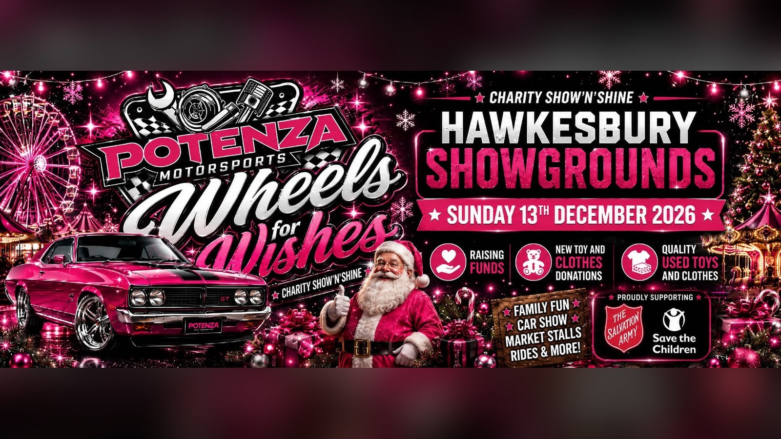 Wheels for Wishes - Charity Carnival & Show 'N' Shine
